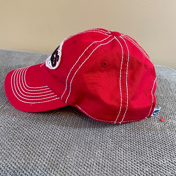 Georgia Bulldogs Baseball Cap Dawgs Est. 1785 Red University NCAA Strapback Hat - Picture 4 of 8